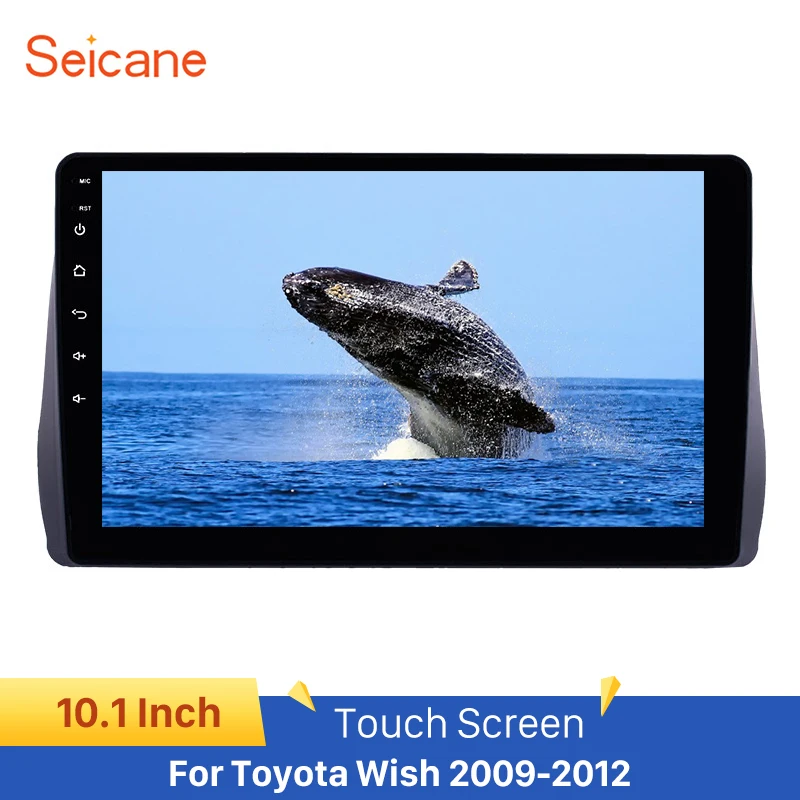 

Seicane 2 DIN gps авто стерео 10,1 "Android 8,1 для Toyota Wish 2009 2010 2011 2012 Радио мультимедийный плеер wifi Bluetooth