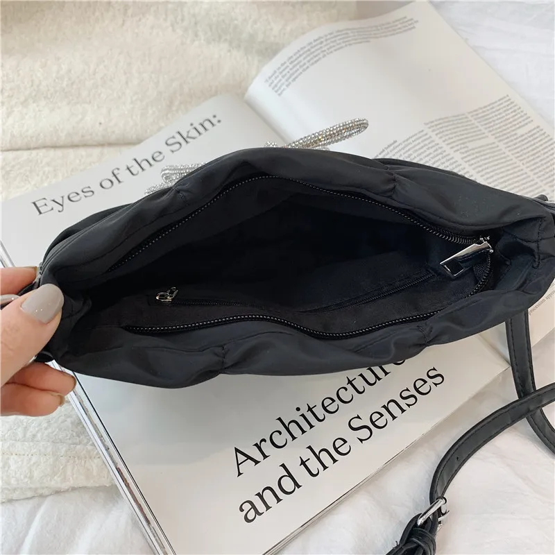

The New Large Capacity Drawstring decoration Women Messenger Bags Female Soft Leather Luxury Shoulder Crossbody Bags For Women