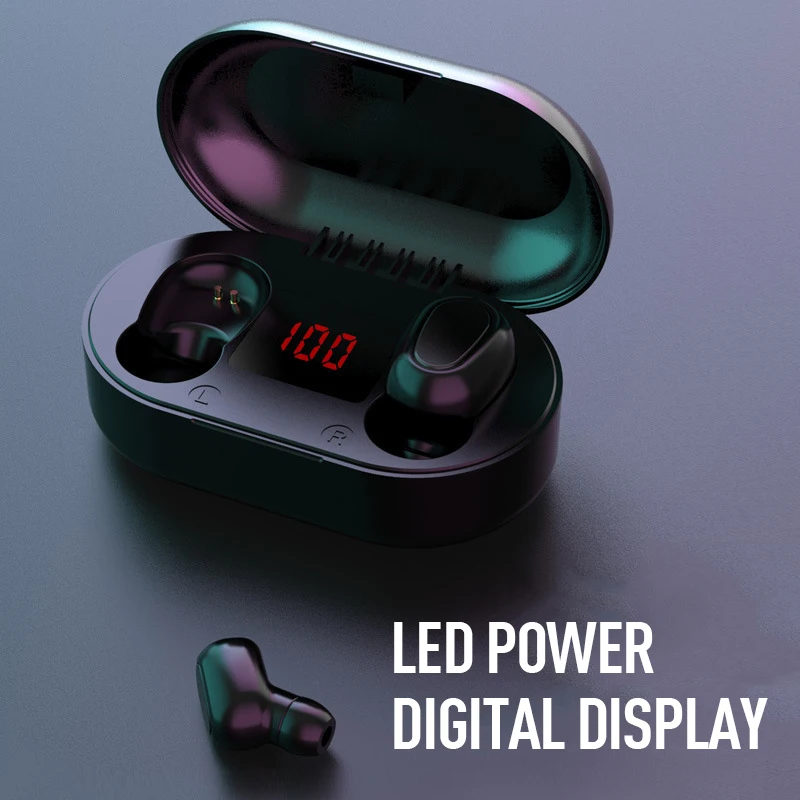 

Мини-наушники Bluetooth 5,0, беспроводные наушники-вкладыши, спортивные стерео наушники с шумоподавлением, стерео, bluetooth