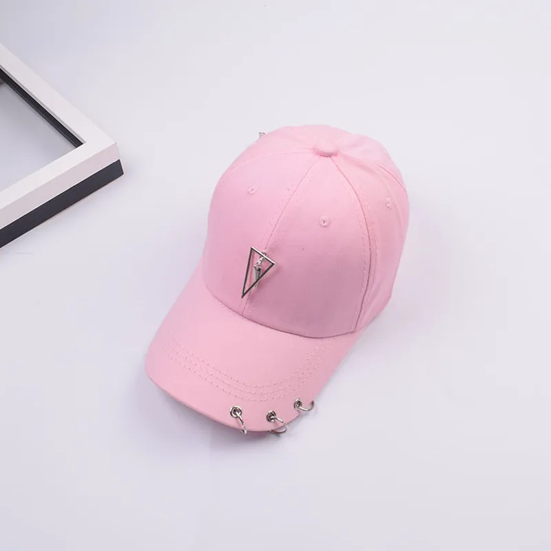 

ABMR Autumn Baseball Cap with Ring Dad Hat Fashion Bonnet Hats for Men Women Caps Korean Style Hip Hop Snapback Baseball Hat