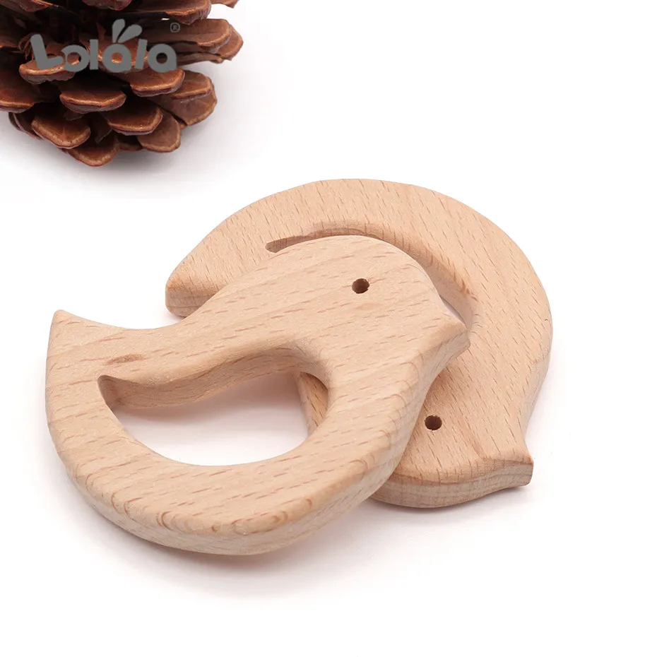 Деревянный Прорезыватель для зубов 20 шт. деревянный кулон соски цепочка игрушки