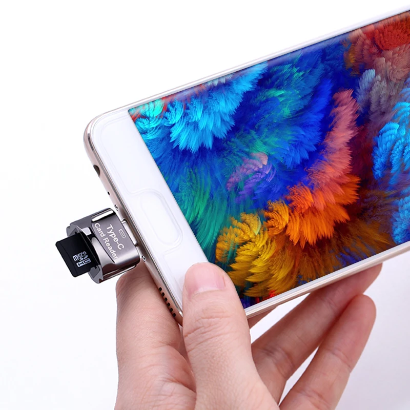 Адаптер Micro USB к Micro-SD устройство для чтения смарт-карт памяти ноутбука Xiaomi адаптер