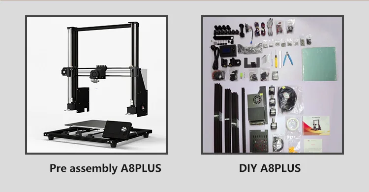Anet A8 plus A6 авто A6 3d Принтер Высокоточный экструдер Reprap Prusa i3 3d принтер комплект DIY Impresora 3d с PLA нитью