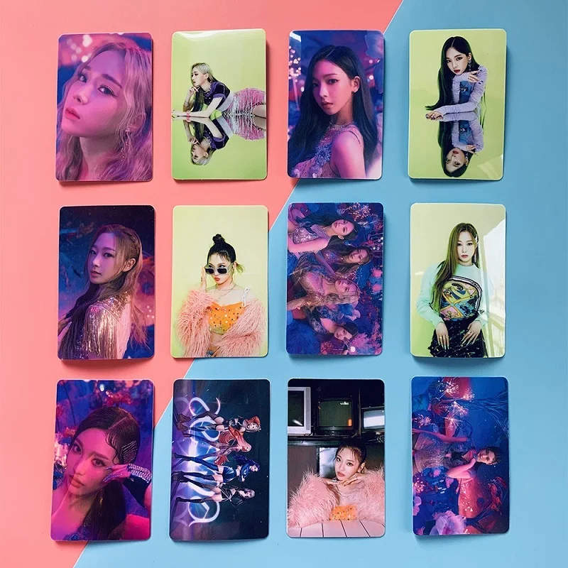 

KPOP Aespa Combination Crystal Card Sticker Bus Card Bank Card Sticker Black Mamba Peripheral NINGNING Hot Sale
