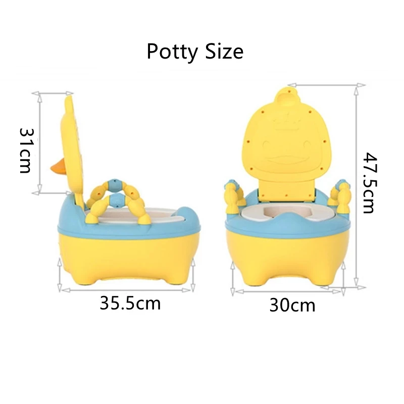 Детский мультяшный горшок 2 цвета детское дорожное сиденье для унитаза