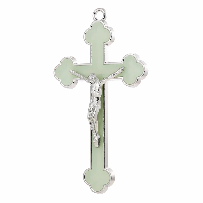 

Оптовая продажа, аксессуары для ювелирных изделий, крест с изображением Иисуса, рождественские подарки, материал из цинкового сплава изгот...