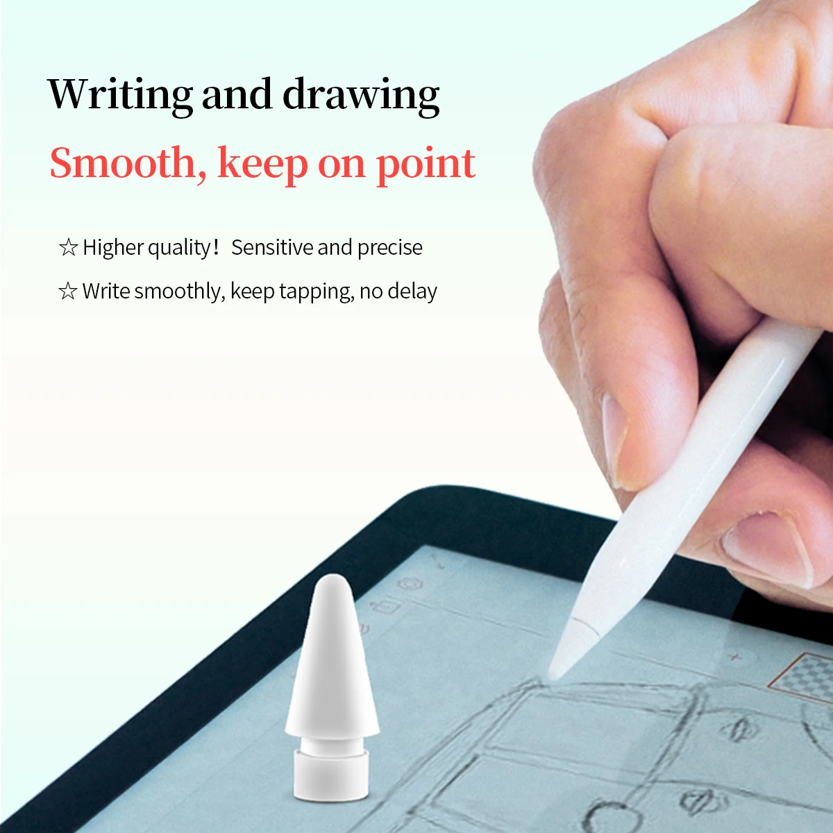 Original Nib for Apple Pencil 1/2 Second Generation Touchscreen Stylus Pen Tip iPad Accessories Replacement Head | Компьютеры и офис