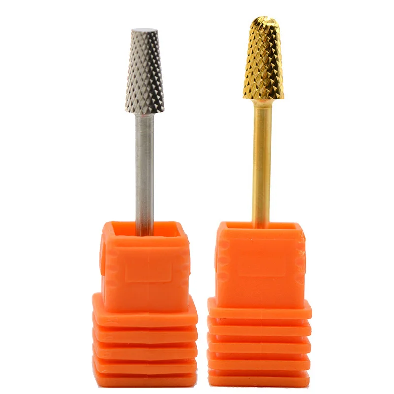 Безопасная коническая карбидная дрель для ногтей электрическая машинка