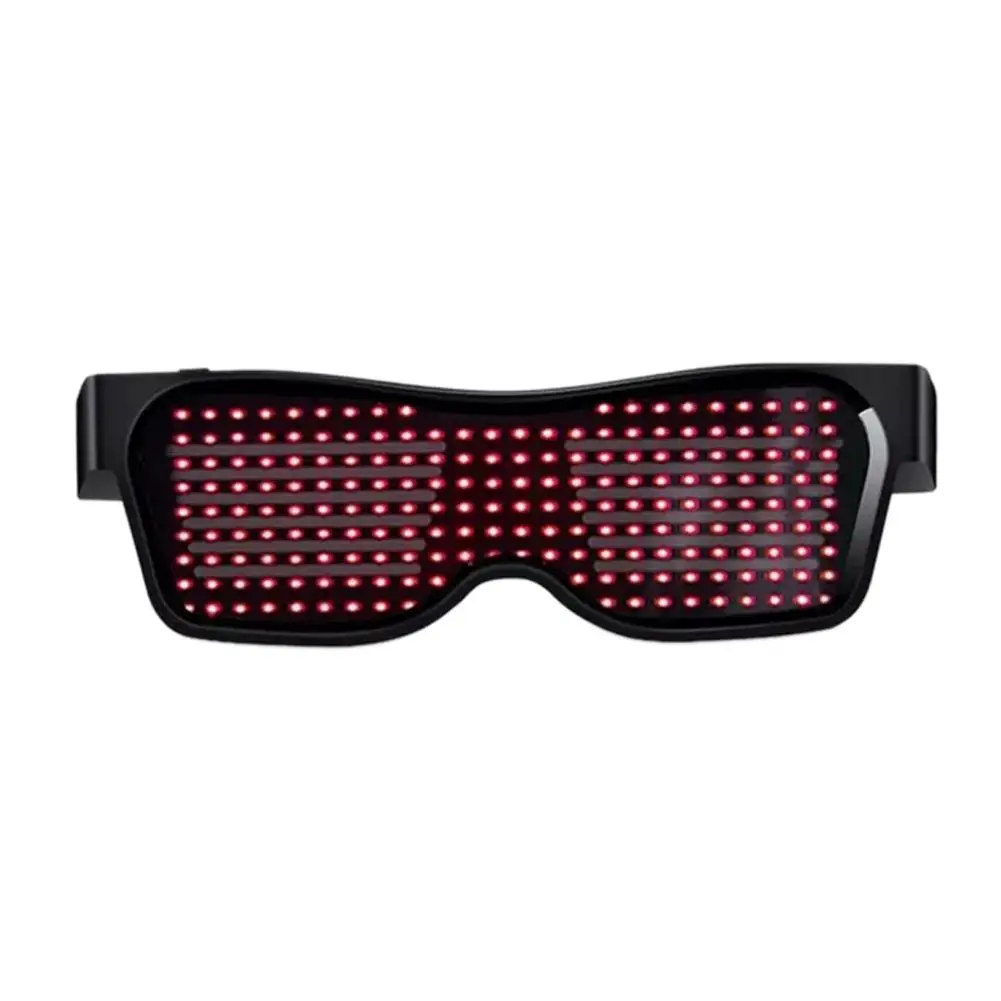 Red Волшебная светодиодная вспышка с Bluetooth, Led, вечерние, стекло, приложение, управление, Светящееся Стекло, es, USB зарядка, сделай сам, приложение, управление, многоязычная, быстрая вспышка, Led - Цвет: Red