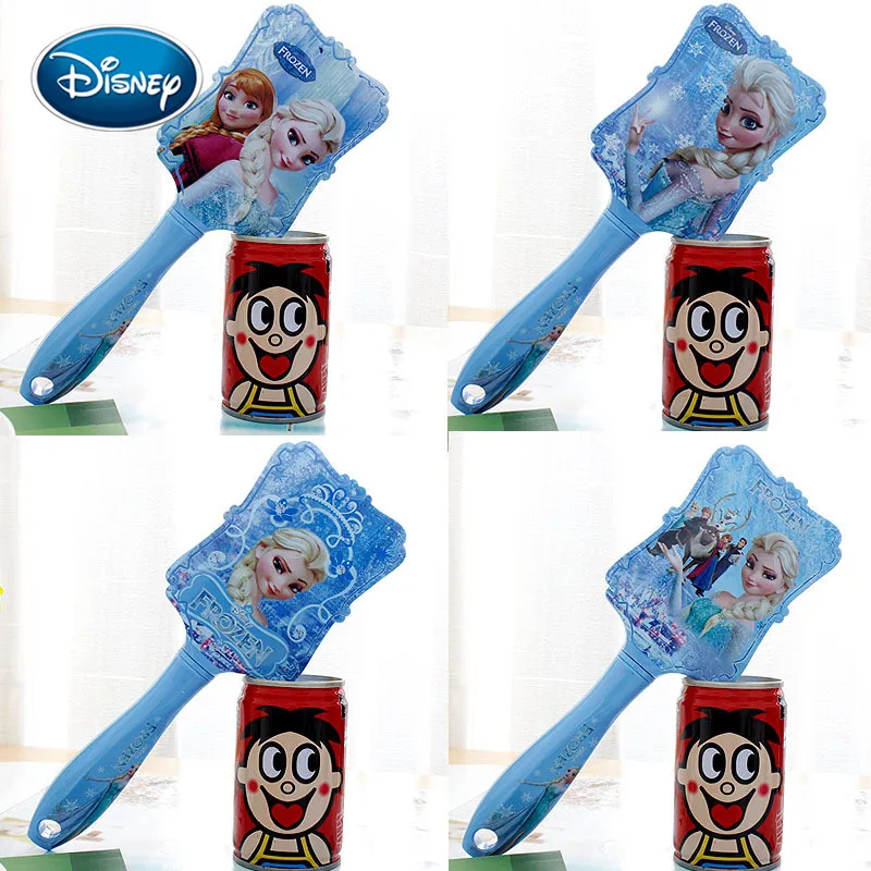 Disney Frozen Princess Comb Anna Elsa Anti-static Hair Care Air Cushion Brushes Baby Girls Dress Up Makeups Birthday Toy Gifts images - 6