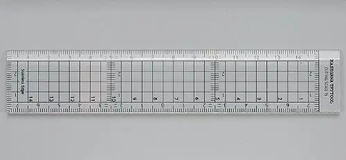 Белый Hasegawa 71540 проба инструмент резки весы линейка 15 см нержавеющая TT40 пластиковая модель - Цвет: Белый