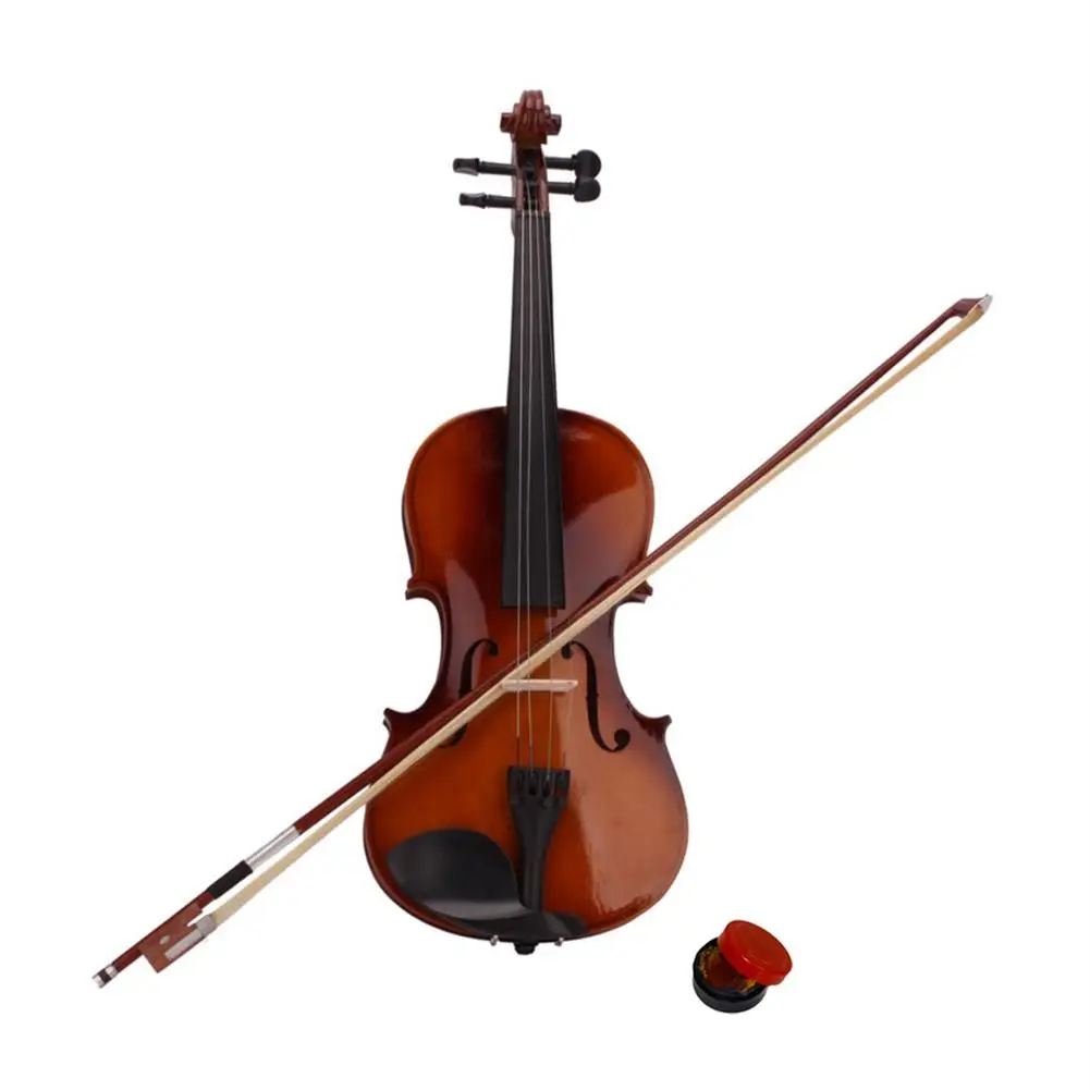 Enlarge Retro Violin 4/4 Solid Wood Natural Acoustic Violin Basswood Fiddle Professional Musical Instrument With Case For Beginner