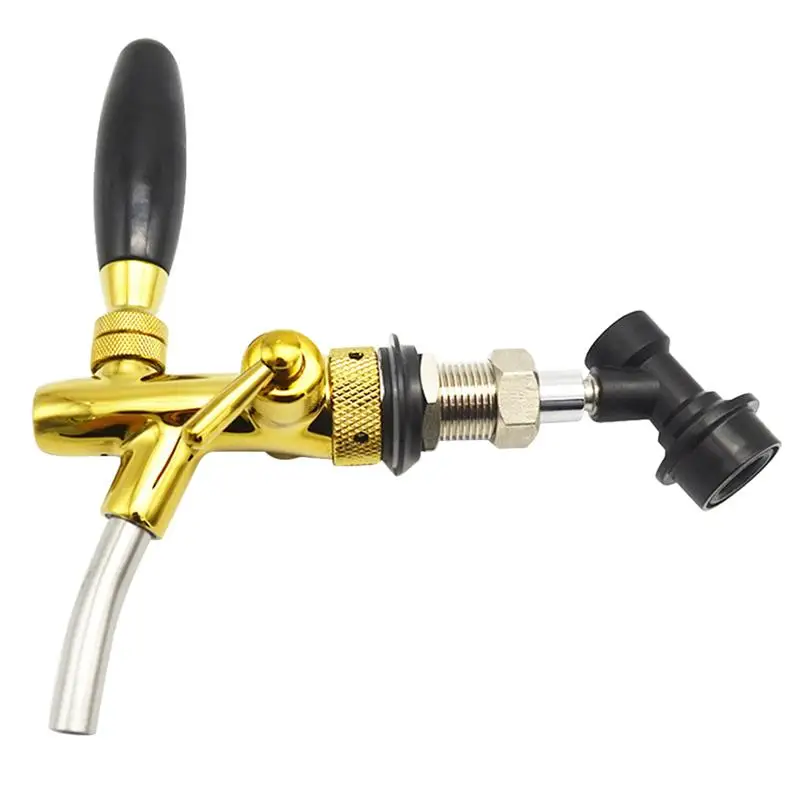 

1 Set of Metal Simple Useful Adjustable Wine Pot Faucet for Bar