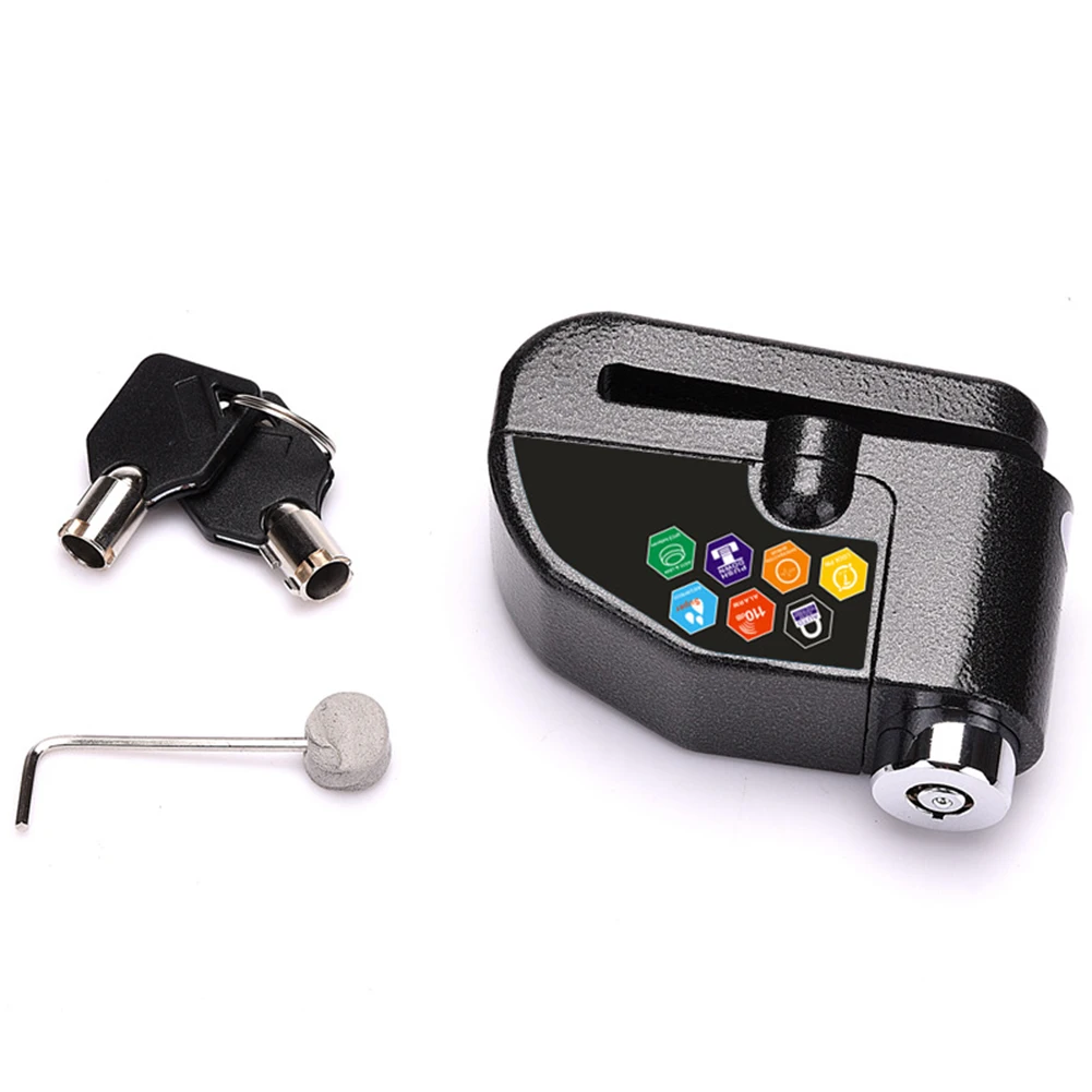 

Security Scooter Anti-theft Motorcycle Alarm 110db Disc Lock Brake Motorbike