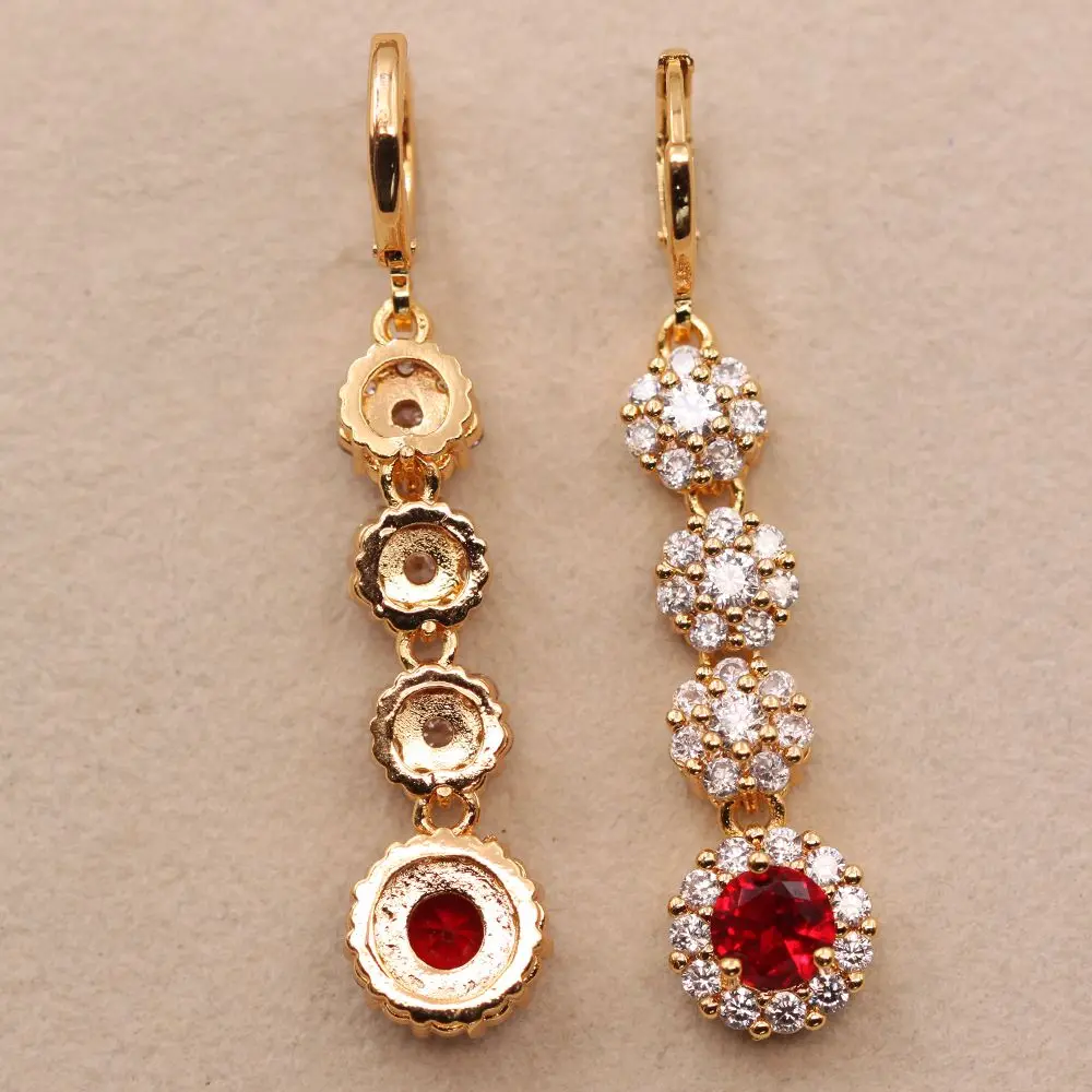 Женские винтажные серьги-капельки серьги овальной формы с цирконом ювелирные