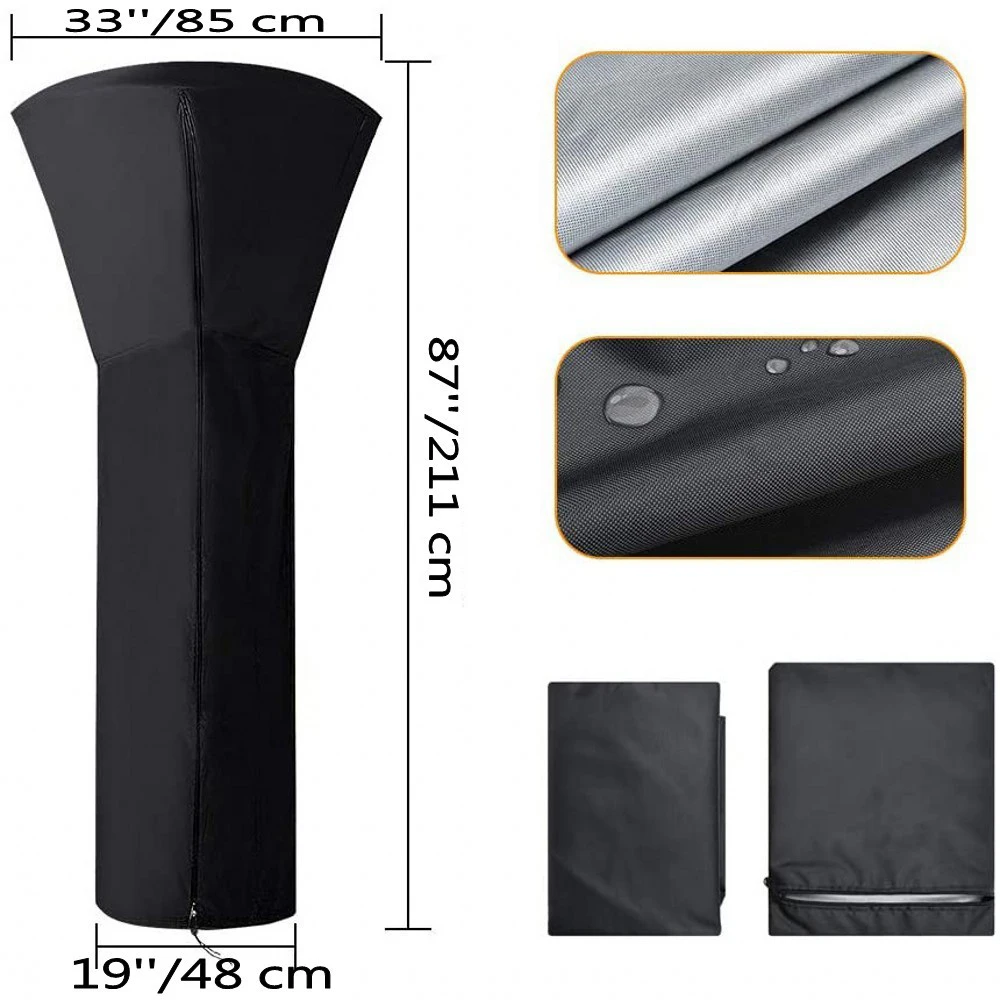 

Heavy Duty Waterproof Gas Pyramid Patio Heater Cover Outside Furniture Protector All-Purpose Covers Green