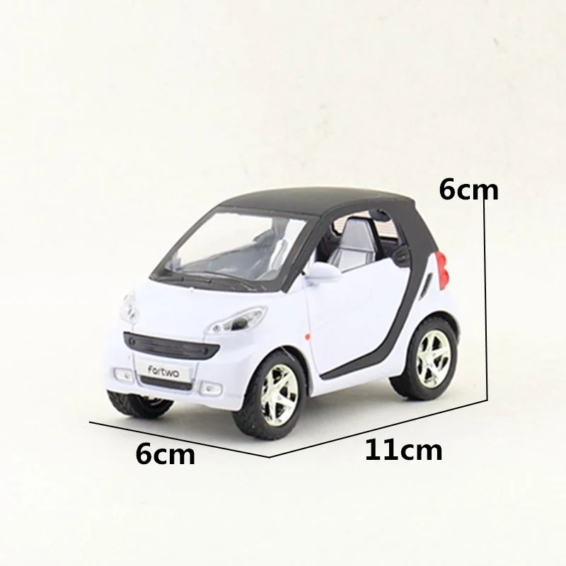 Масштаб 1:32/модель под давлением/Smart Fortwo внедорожник спортивный автомобиль/звук и