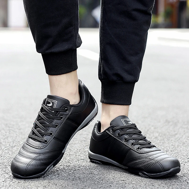 New men's golf shoes cheap waterproof walking sneakers leather comfortable white black 38-45 | Спорт и развлечения