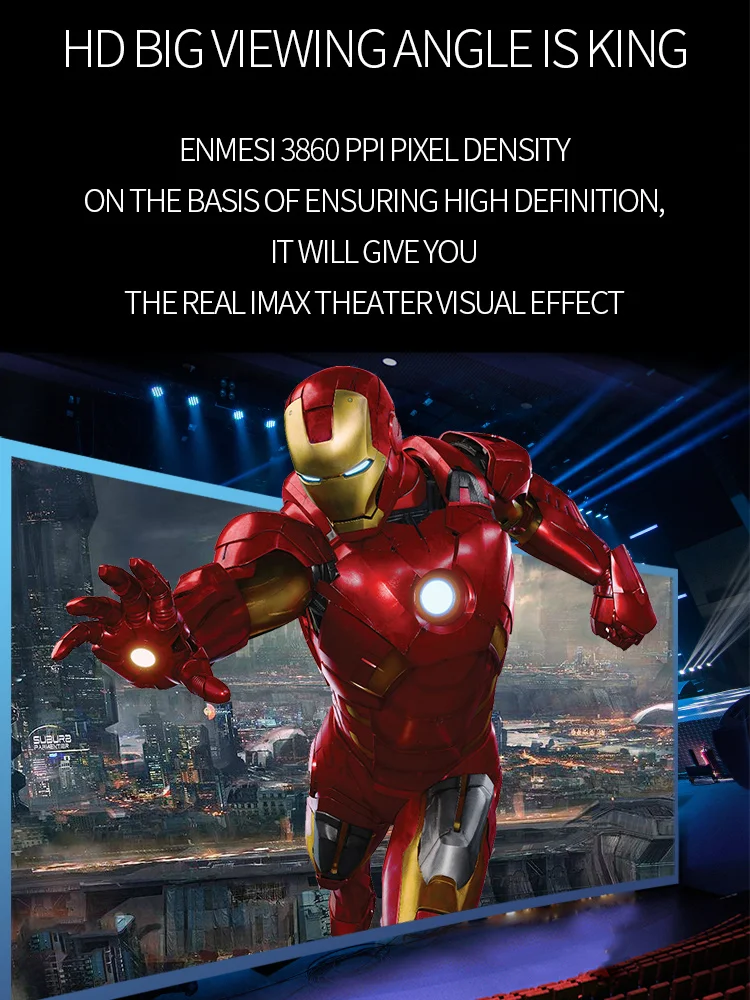 ENMESI адаптирован к нескольким устройствам широкоэкранный портативный головной