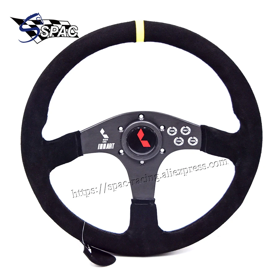 Руль JDM 14 дюймов синий замшевый гоночный руль | Автомобили и мотоциклы