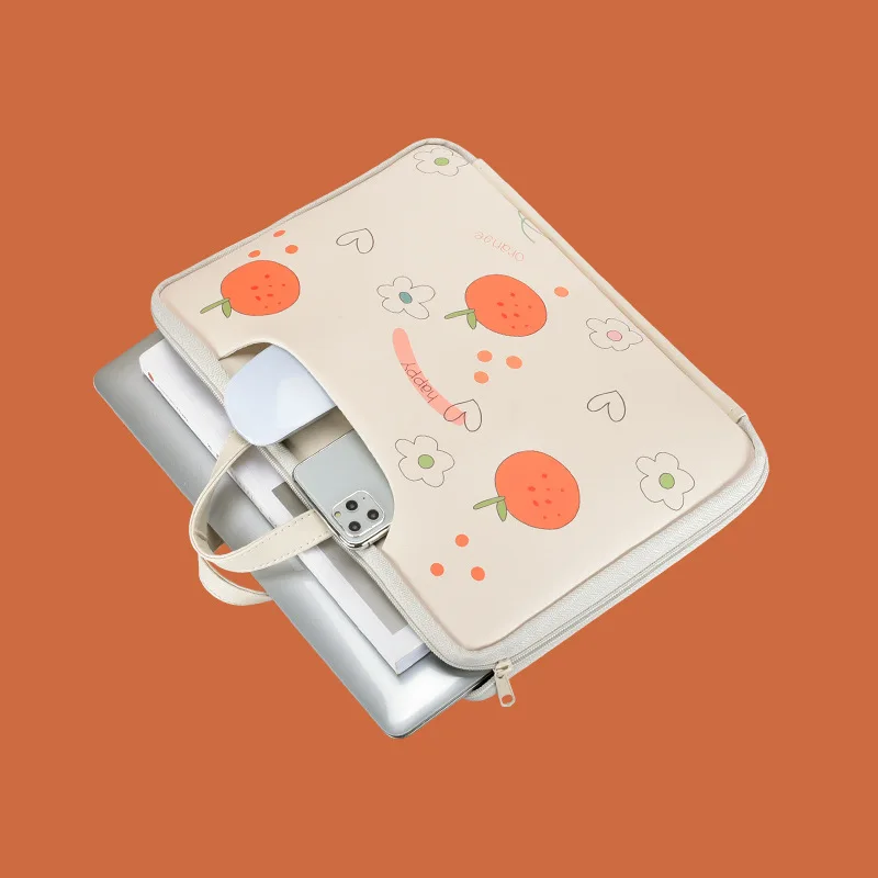 laptop bag for macbook air pro 13 3 14 15 6 inch handbag for hp dell huawei xiaomi laptop notebook sleeve case for women girl free global shipping