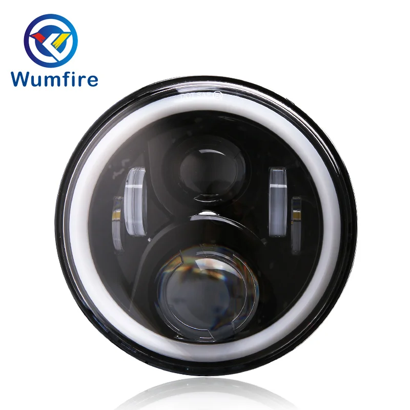 Автомобильные аксессуары круглая фара 7 дюймов проектор H4 светодиодный фары для