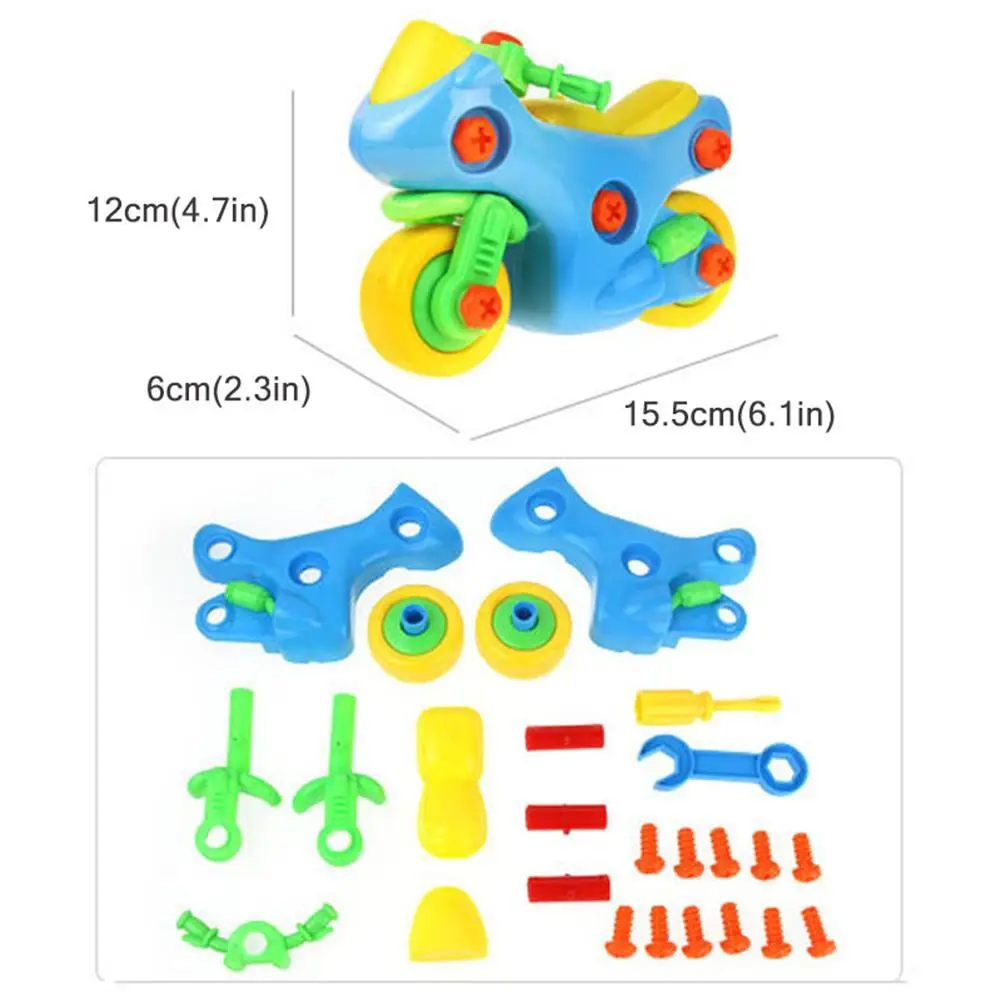 Раннее Обучение Образование винт DIY Гайка Группа установленная пластиковая 3d