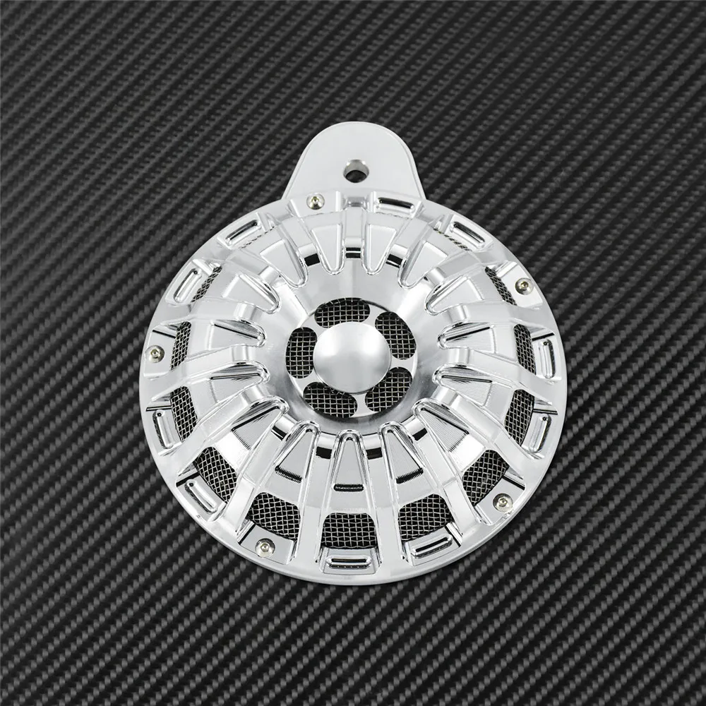 Крышка для динамика мотоцикла CNC алюминиевый чехол Harley Touring Electra Glide Road King FLHR Sportster