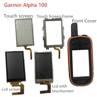 original front cover lcd screen for garmin alpha 100 handheld gps repair replacement parts