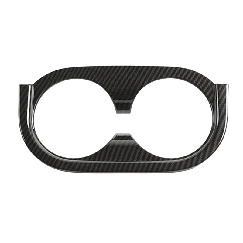 

Отделка для задней крышки стакана для воды из углеродного волокна для Jeep Wrangler JK 2007-2010