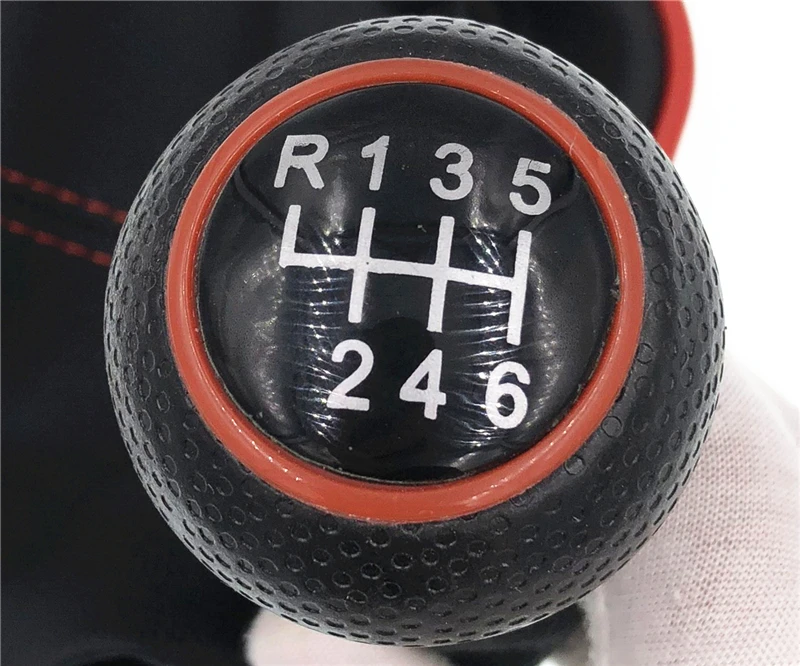 6 скоростей красная ручка переключения рулевого механизма автомобиля рычаг Gaitor