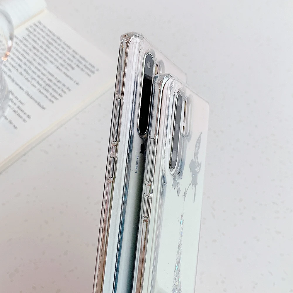 Чехол LOVECOM с милым ангелом блестящий чехол для телефона Huawei P20 P30 Pro Lite Mate 20 мягкий