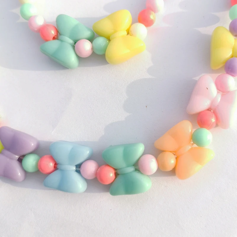 2019 модное ожерелье принцессы набор для детей подарок акриловые браслеты шармы с