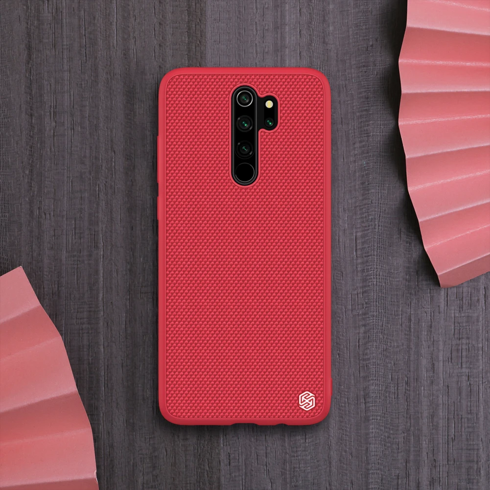 Чехол из нейлона Nillkin для Xiaomi Redmi Note 8 Pro текстурированная Задняя Крышка нескользящая тонкая и светильник чехол s