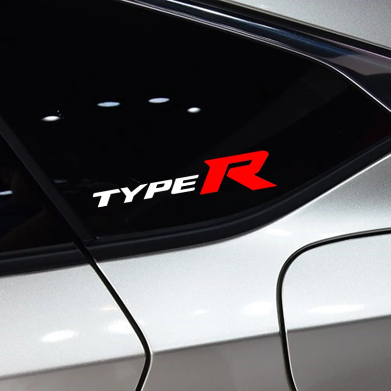

TypeR Car Stickers Sports Creative Decoration Decals For Honda Fit Civic Accord Windshield Auto Tuning Styling Vinyls D20
