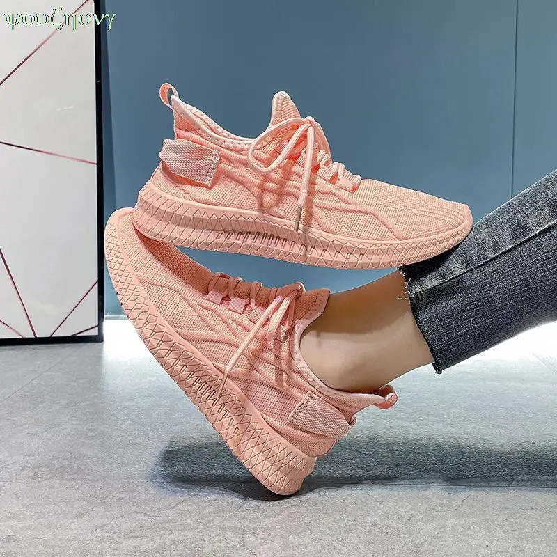 

2021 new net surface movements for women's shoes, leisure shoes joker running torre breathable students leisure shoes in summe