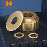 brass flat washer m2 m2 5 m3 m4 m5 m6 m8 m10 m12 m14 m16 m18 m20 gb97 high quality thickened copper metal screw plain gasket pad