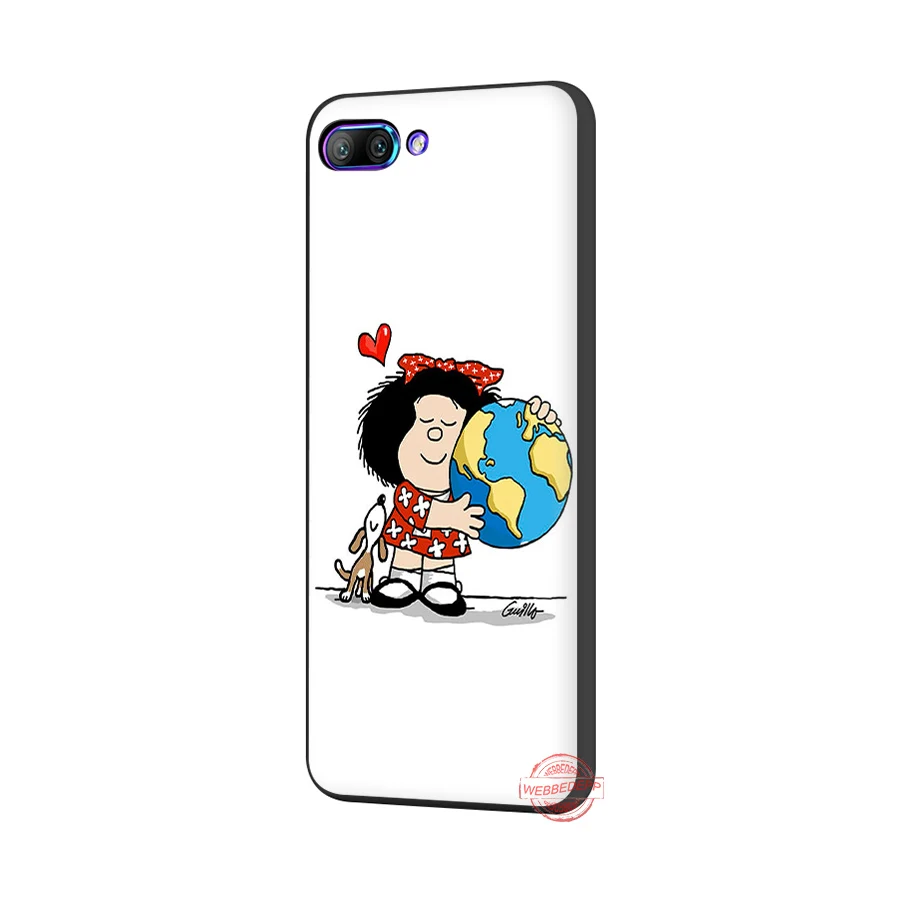 WEBBEDEPP Mafalda Soft Case for Huawei P Smart Z Plus 2018 2019 &amp Y6 Y7 Y9 Prime V20 | Мобильные телефоны и аксессуары