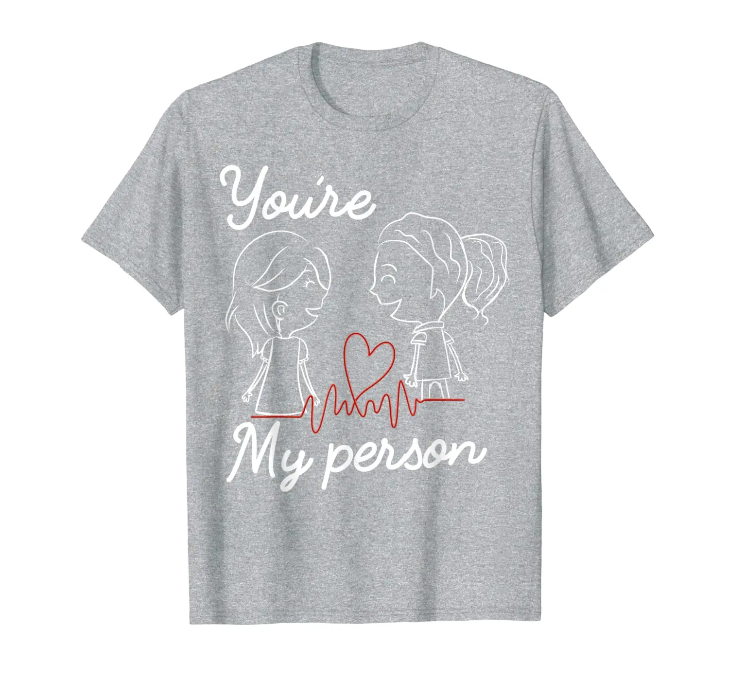 

Футболка с забавным подарком | Футболка «You Are My Heart Person»