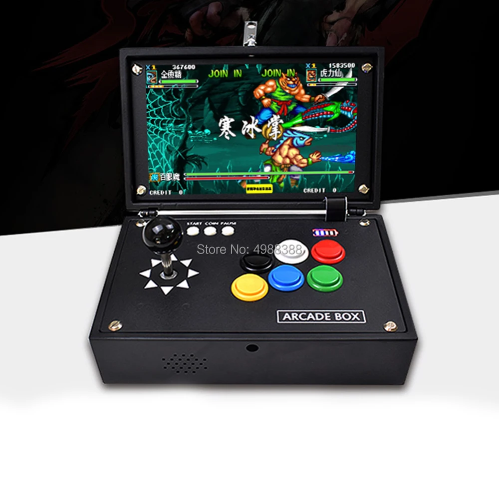 10 '' Raspberry Pi 4B портативная игровая консоль аркадные игры содержит 10000 видов