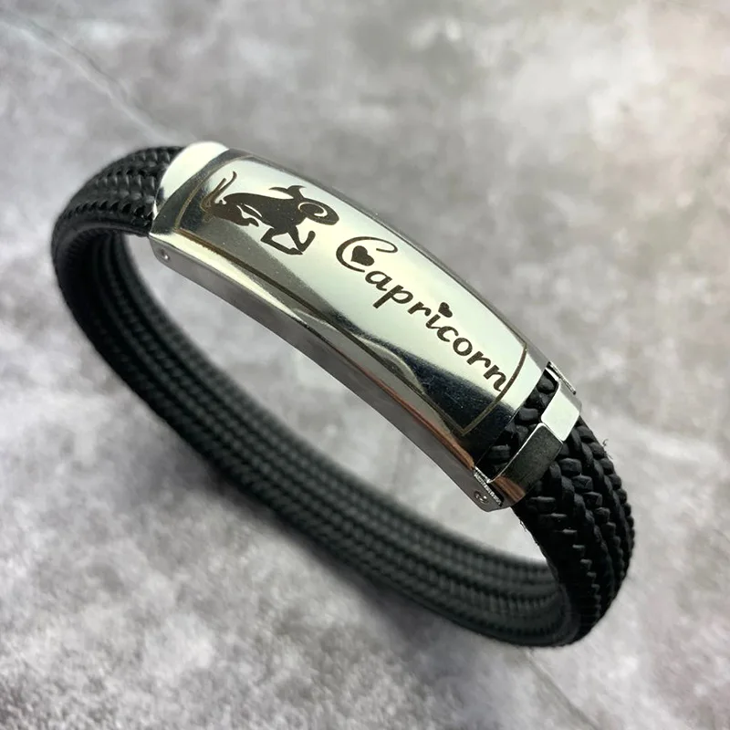 Креативный дизайн 12 браслеты с изображениями созвездий модные ювелирные изделия