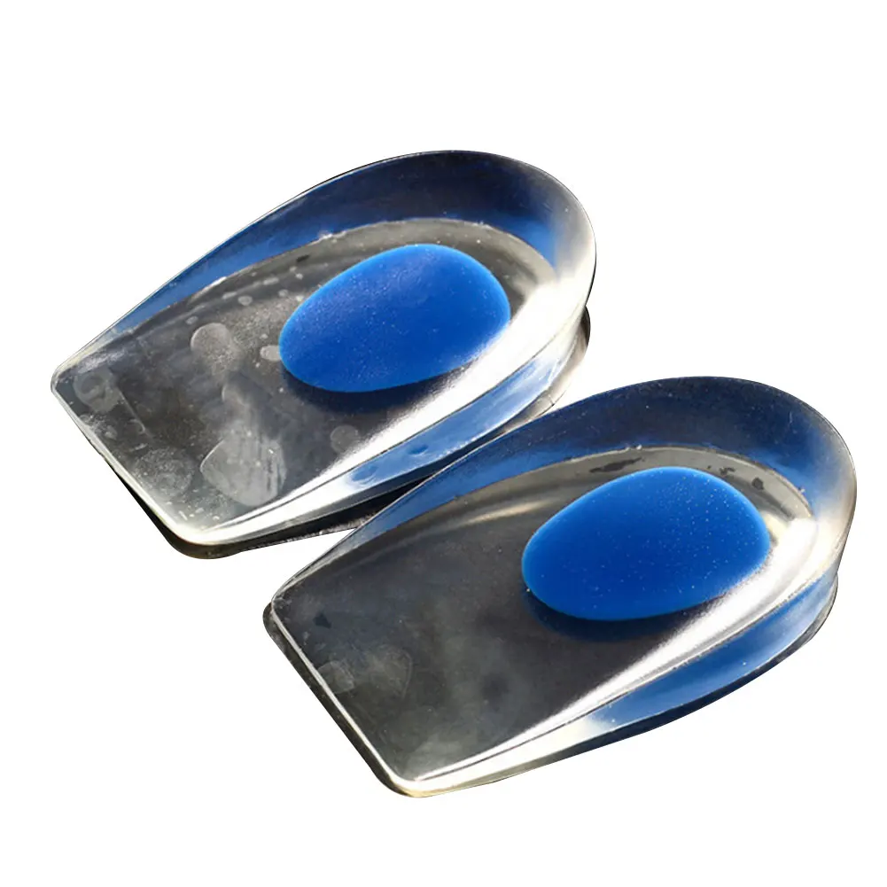 1 пара геля защищающий пятки чашки подошвенный фасциит вставки силиконовой