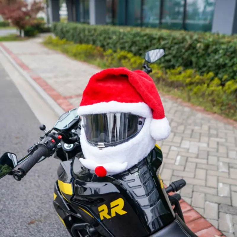 

Накидка на мотоциклетный шлем, Рождественская шапка, Крейзи монстр, аксессуары для косплея, велосипедный шлем, аксессуары