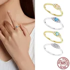 WOSTU горячая Распродажа навсегда любовника 925 пробы серебро простое кольцо на палец Сияющий циркон кольцо для Для женщин, хорошее ювелирное изделие, подарок CQR534