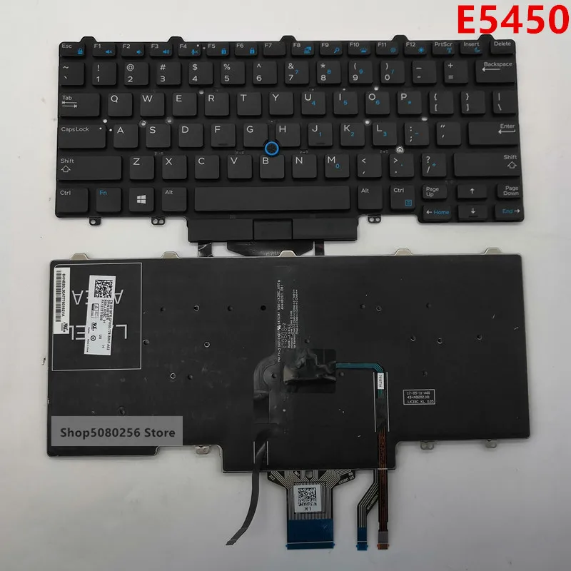 (Новинка 95% года) Клавиатура для ноутбука DELL Latitude E5450 E5470 E7450 E7470 раскладка США с