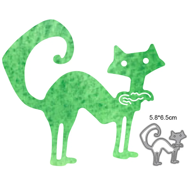 

Metal Cutting Dies Cut Mold Animals Cat Decoration Scrapbook Paper Craft Knife Mould Blade Punch Stencils dies