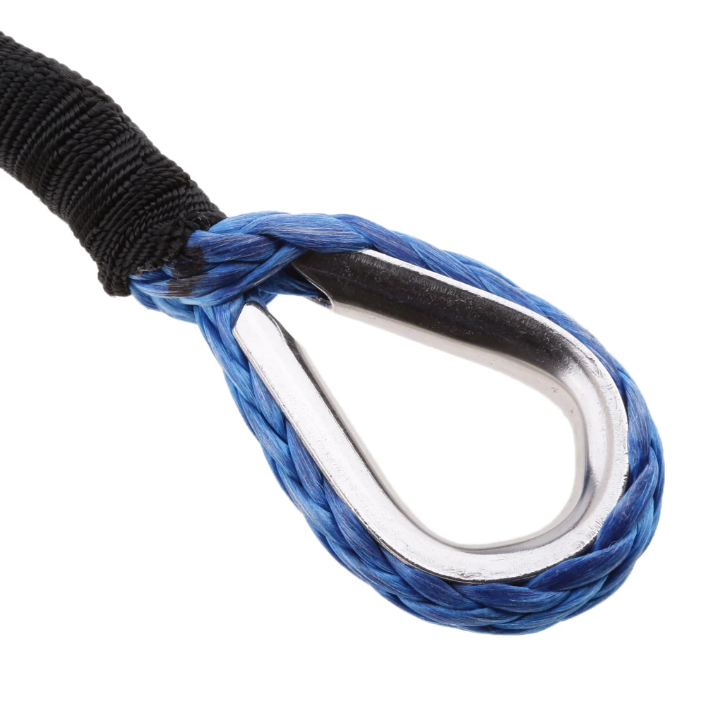 6.35cm(1/4') x15.25m(50') Synthetic Winch Line Cable Rope 5000LB with Sheath | Автомобили и мотоциклы