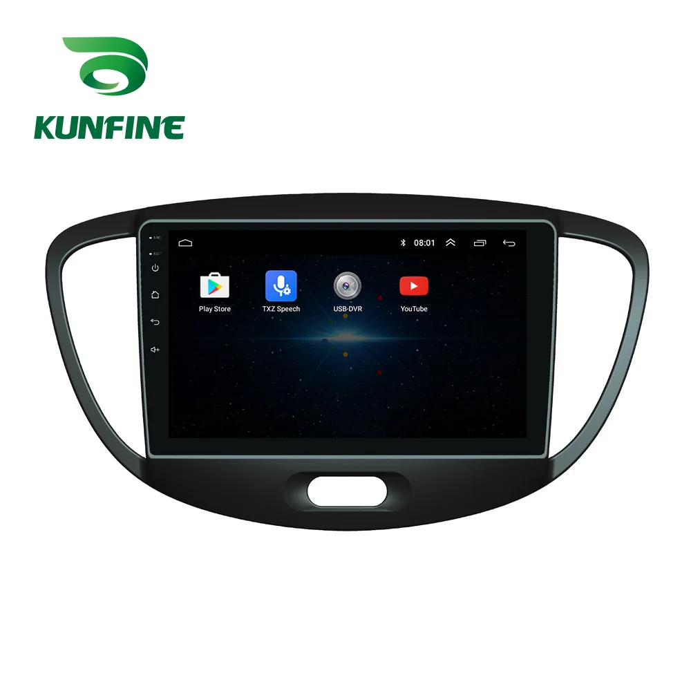 Octa Core Android 10.0 Car DVD GPS Navigation Player Deckless Stereo For HYUNDAI I10 2008-2012 Radio Headunit | Автомобили и