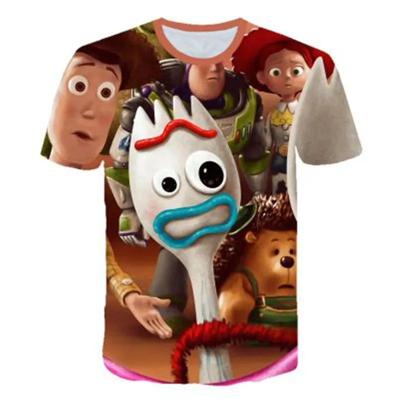 TS3927 Нового мультфильма «История игрушек», 4 3D печатных детская футболка модные летние шорты с длинными рукавами с персонажами из мультфильмов для детей футболка - Цвет: TS3927