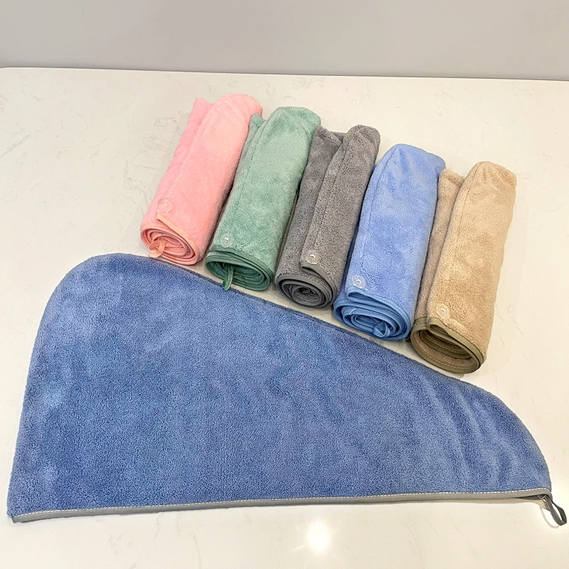 

Microfiber Bath Towel Hair Dry Quick Drying Lady Bath Towel Soft Shower For Woman Man Turban Head Wrap Bathing Tools